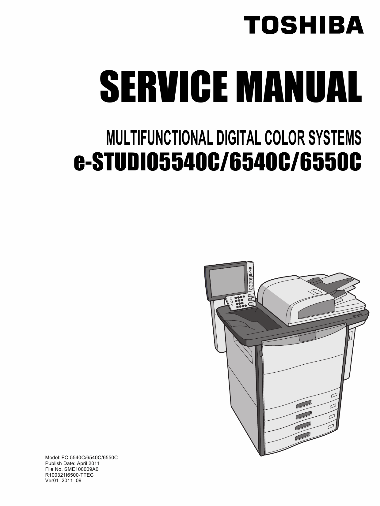TOSHIBA e-STUDIO 5540C 6540C 6550C Service Manual-1